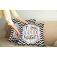 thumbnail image 3 of Ambesonne Saying Throw Pillow Cover 2 Pack, Think Thoughts Message, 16", Multicolor, 3 of 6