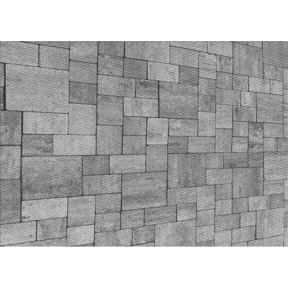 Ahgly Company Indoor Rectangle Patterned Gray Cloud Gray Area Rugs, 7' x 10'