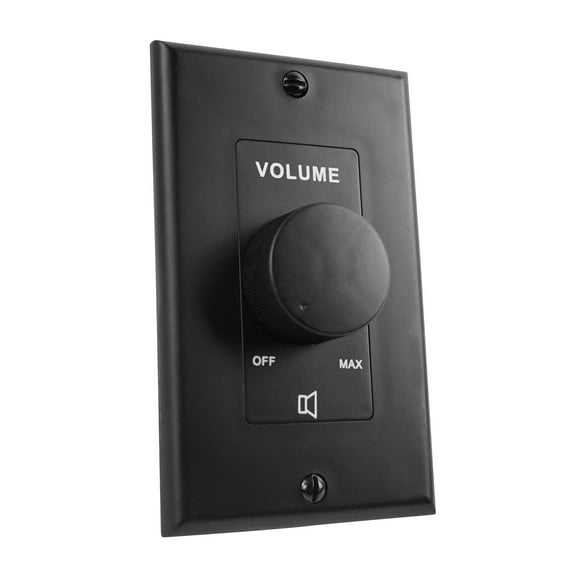 Rockville VOL7035 35w 70v Black Wall Volume Control Zone Controller Box 1-Gang
