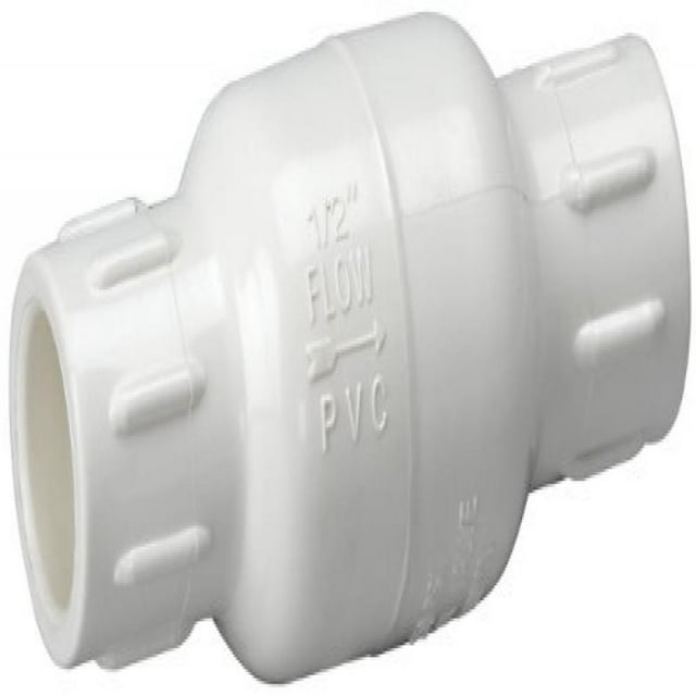 Homewerks VCK-P40-E3B In-Line Check Valve, Solvent x Solvent, PVC Schedule 40, 1/2-Inch