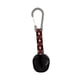 thumbnail image 2 of Mosquetón con forma de cascabel para mascotas, portátil, para llavero o mochila. Negro, 2 of 9