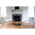 thumbnail image 5 of LumiSource Gold Metal, Cream Velvet Casper Accent Chair, 5 of 11