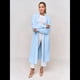 thumbnail image 5 of Suéteres Tipo Cárdigan Largos, Acogedores y Peludos para Mujer, Informales, de Larga y con Abertura Frontal, de Mohair. Azul Talla Única, 5 of 7