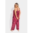 thumbnail image 3 of CASSIE LIZ Jumpsuit for Women 5X Red Tie Dye Plus Size Summer Jumpsuits Casual Spaghetti Strap Rompers Wide Leg Pants Overalls Dressy Trendy Outfits Clothes with Pocket 5XL 26W 28W, 3 of 7