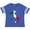 Football Blue and White, variant on Italian Map Flag Boys or Girls Toddler T-Shirt