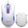 thumbnail image 2 of X300 Computer Mouse Wired Ergonomic 7200DPI 12 RGB Lighting Wired Gaming Mouse Mice For Laptop PC Gamer black, 2 of 5
