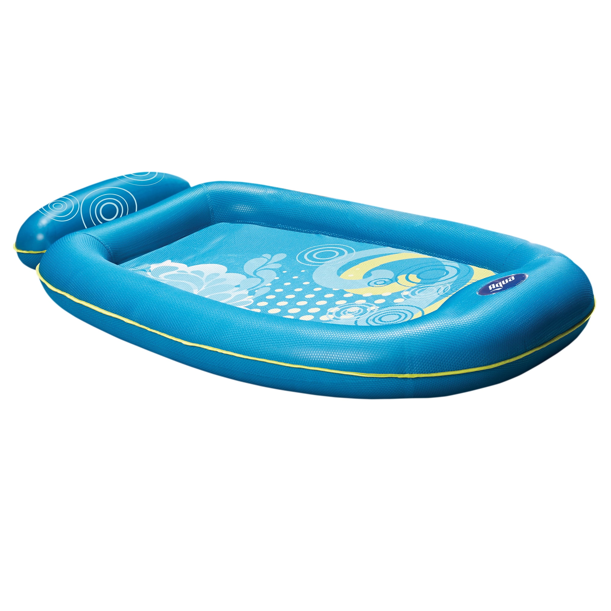 Aqua Leisure Inflatable Pool Float Water Comfort Lounge Lounger, Bubble Waves