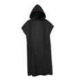 thumbnail image 4 of Poncho de microfibra Colamx Toalla de playa con capucha Negro, 4 of 8