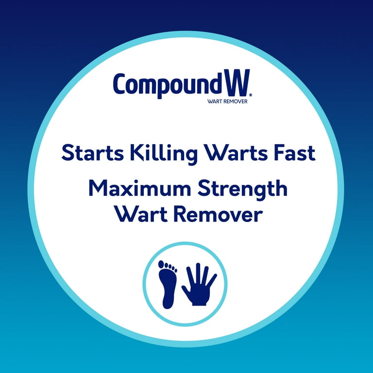 Compound W Maximum Strength One Step Plantar Wart Remover Foot Pads - 20 ct  20 ct
