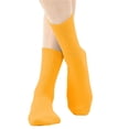 thumbnail image 6 of ITSAME Girls Boys Solid Color Crew Socks Cotton Blend Casual Straight Tube Socks for Daily School Orange Size Free Size, 6 of 6