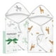 thumbnail image 1 of Toalla para bebé Momcozy Best Wishes con capucha, suave y absorbente, 1 of 4