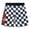 Black Checkered Flag Lightning McQueen, variant on Disney Mickey Mouse Swim Trunks Bathing Suit UPF 50 Infant to Little Kid