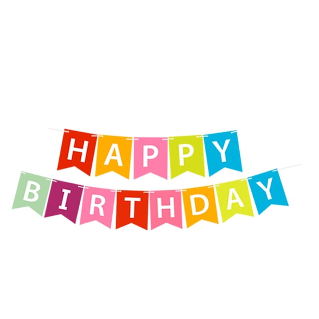 Banner de feliz cumpleaños GLASNES para suministros para fiestas de cumpleaños