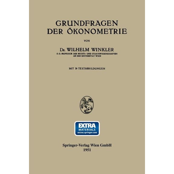 Grundfragen Der Ãkonometrie, (Paperback)