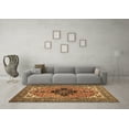 thumbnail image 3 of Ahgly Company Indoor Rectangle Medallion Brown Traditional Area Rugs, 6' x 9', 3 of 4