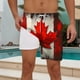thumbnail image 2 of Pantalones Cortos para Hombre de Cintura Elástica con Bolsillos Pantalones de Playa de Impresión Casual, Poliéster Ligero de Moda para la Primavera Verano Al Aire Libre Y el Uso Diario, 2 of 5