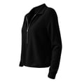 thumbnail image 5 of Women's Casual Long Sleeve Comfy Knit Top Versatile Soft Layer Outfits For Daily Wear Work Office | CSEONE,Black L, 5 of 9
