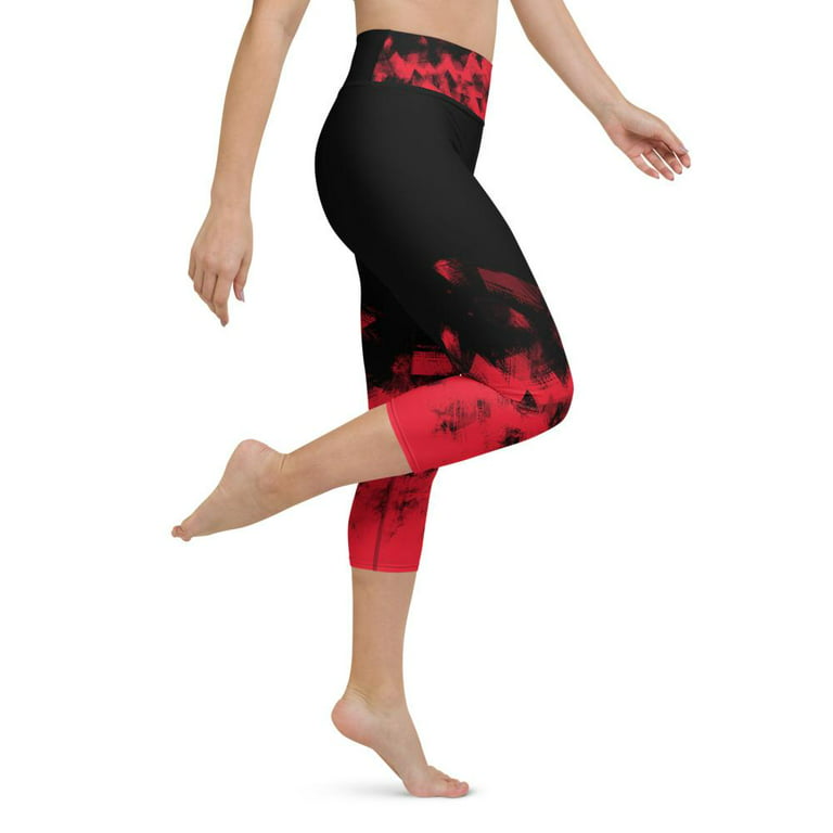 Fire Fit Yoga Pants for Women Yoga Leggings for Women Butt Lift Tummy  Control Black Workout Leggings 