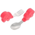 thumbnail image 4 of MasteelfCA 1 Set 2pcs Stainless Steel Spoon and Fork Baby Dinning Training Tableware Set, 4 of 7