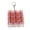 Red transparent, variant on Portable 9 Key Keycaps Toy Switches Tester Keychain Tactiled Feedback For Anxiety Relief Office and Travel Toy