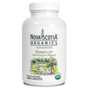 Angle View: Nova Scotia Organics Women's 50+ Multivitamins and Minerals Caplet, 180 Ct