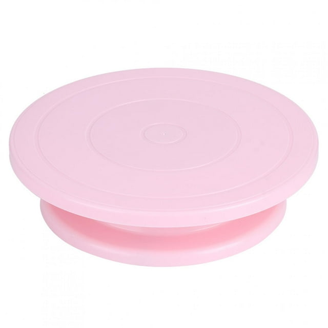Base giratoria para exhibición de pasteles, ideal para decorar tartas y hornear.