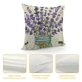 thumbnail image 4 of PHYHOO Farmhouse Decor Pillow Covers Eucalyptus Leaves Lavender Jar Grey Purple Decorative Throw Pillow Covers Pillowcase Spring Decorations for Sofa, 4 of 5