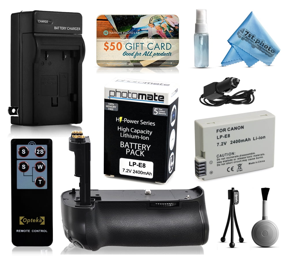 Multi Power Battery Grip Ultra High Capacity Lp E8 Lpe8 Battery
