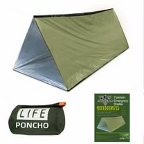 Emergency Survival Shelter Tent, 59 X 98.4inch Waterproof 2-Person Mylar Thermal Shelter for Hiking Camping.