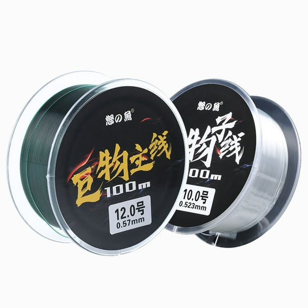 100m/roll Fishing Line Strong Pull Force Nylon Line For Sturgeon  Wear-resistant Anti-bite Fishing Line