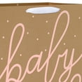 thumbnail image 2 of American Greetings 20" Jumbo Kraft Gift Bag for Baby Girl Baby Shower (1-Count), 2 of 4