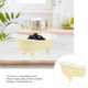 thumbnail image 3 of Cuencos de cerámica para postres con forma de bañera, cuencos para servir cereales, para helados, aperitivos, parfaits, 200 ml, color amarillo, 3 of 6