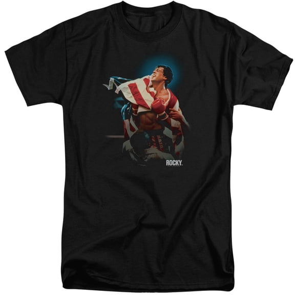 Rocky Victory Adult Tall T-Shirt Black