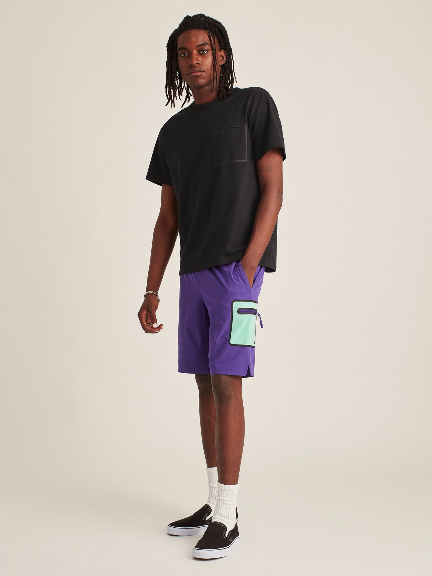 Bonobos Fielder Men's and Big Men's Short Sleeve Bonded Pocket Tee, up to 3XL