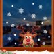 thumbnail image 3 of Pegatinas de dibujos animados de Navidad para ventana, calcomanía de pared de Papá Noel, alce, copo de nieve, decoración de Feliz Navidad para el hogar, Feliz Año Nuevo, 3 of 4