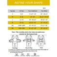 thumbnail image 4 of KIWI RATA Sauna Waist Trainer Vest For Women Sweat Suit Double Tummy Control Trimmer Belts Neoprene Workout Body Shaper, 4 of 6