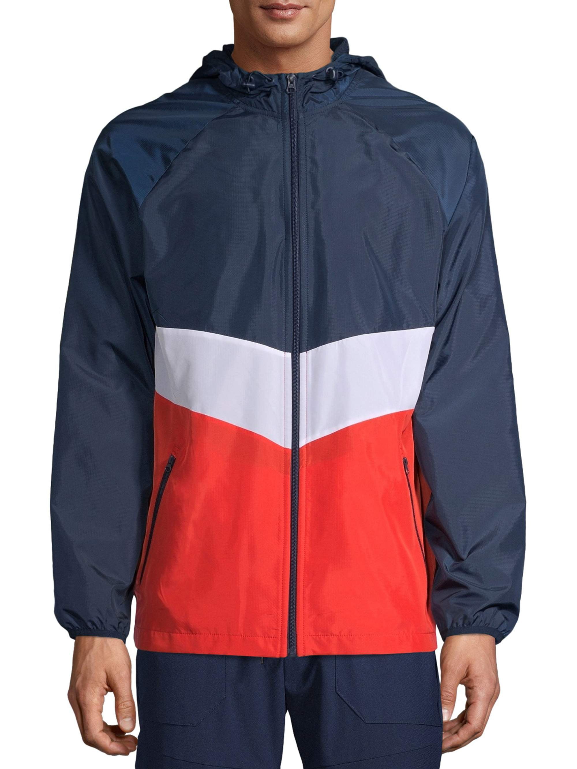 Russell Men's and Big Men's Full Zip Windbreaker, up to Size 5XL ...