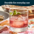 thumbnail image 5 of Libbey 917CD Heavy Base Rocks Glasses Set of 12, Rocks Glass Cups Set with Simple Lines, Elegant Old Fashioned Glass for Whiskey,Cocktails and More, 5 of 6
