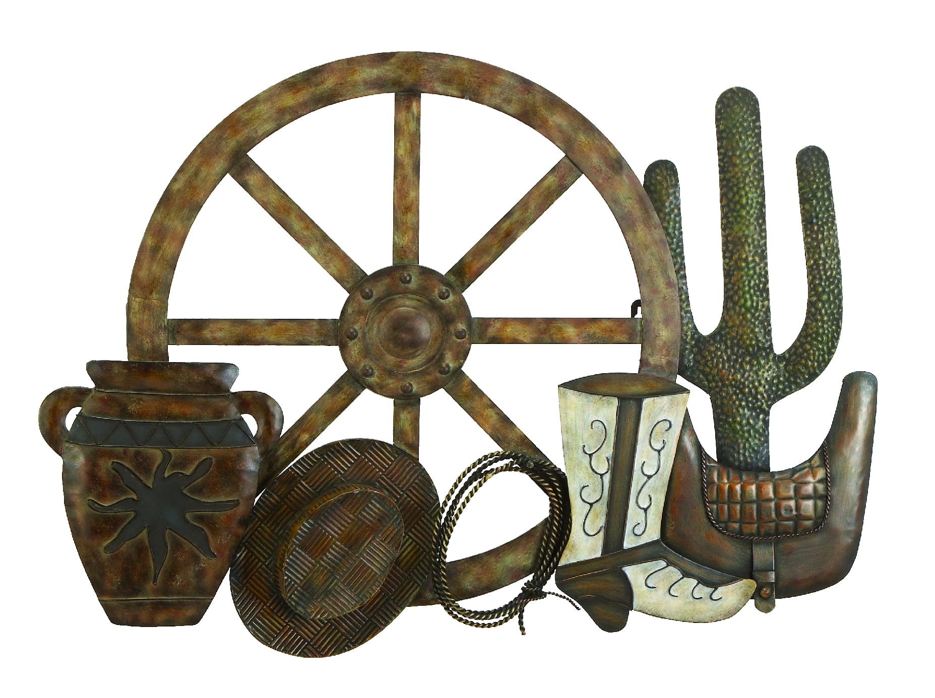 Metal Western Wall Decor Country Art