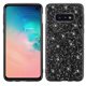 thumbnail image 1 of Funda protectora de TPU con purpurina y polvo a prueba de golpes para Galaxy S10+ (negra), 1 of 4
