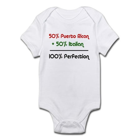 

CafePress - Italian & Puerto Rican Infant Creeper - Baby Light Bodysuit