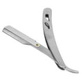 Old Fashioned Manual Shaver Blade Holder Stainless Steel Non Slip Barber Straight Edge Razor