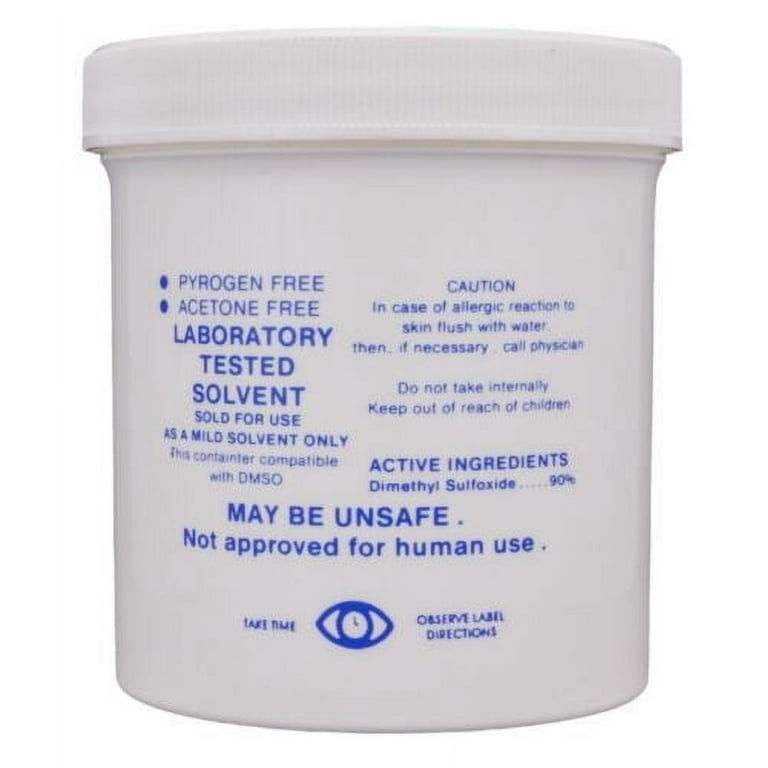 DMSO - 99.9% Pure Gel, 70% DMSO / 30% Distilled Water, 16 oz DMSO - 99.9% Pure Gel, 70% DMSO / 30% Distilled Water, 16 oz