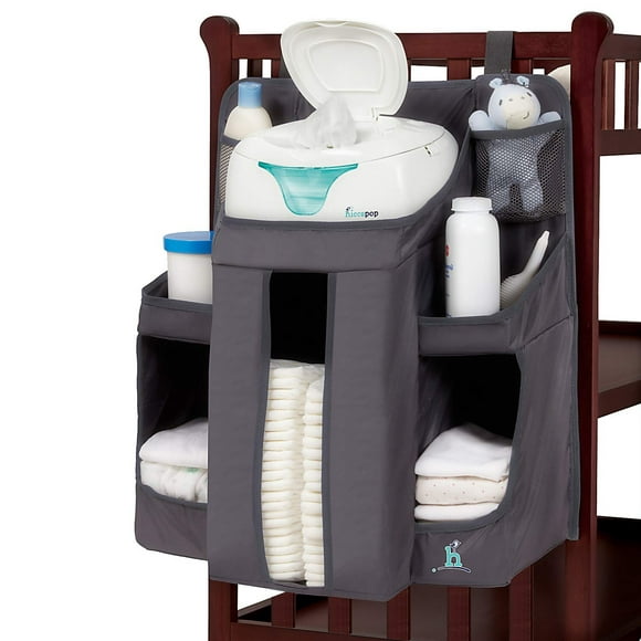 BABARLA Baby Diaper Caddy,Hanging Diaper Organization Storage,with 6 shelves,for Baby Essentials