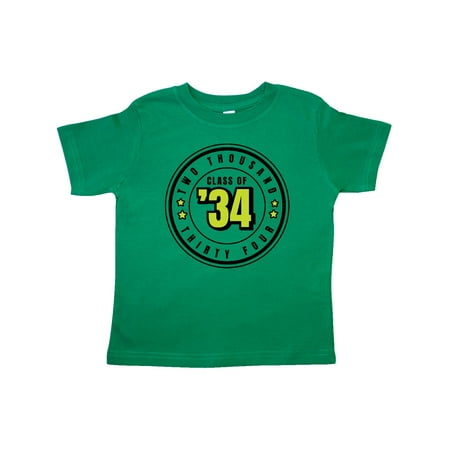 

Inktastic Class of 2034 in Black Circle with Stars Gift Toddler Boy or Toddler Girl T-Shirt