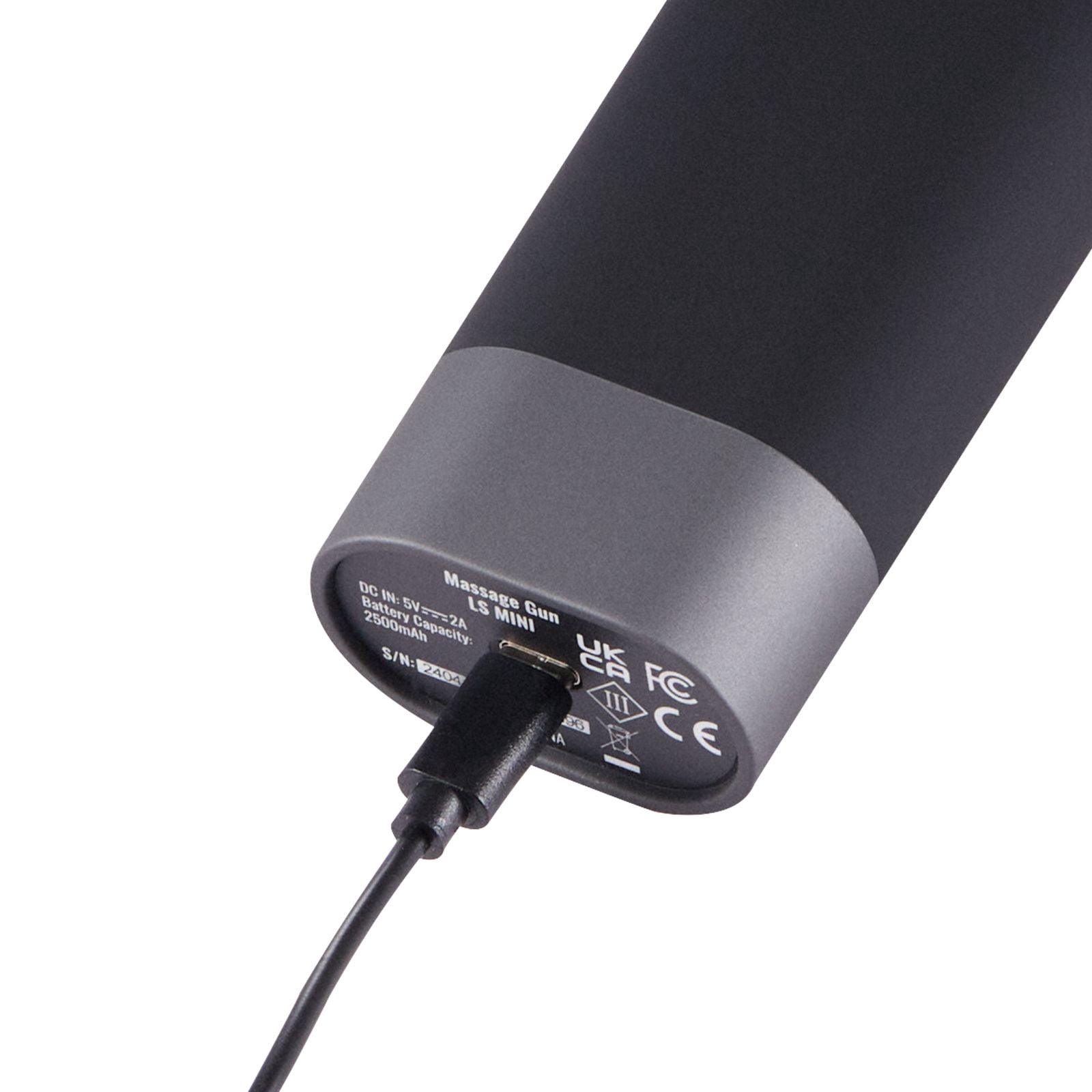 Deep Tissue Massage Gun, Brushless Motor with 5 Speeds 2034-2984 RPM, 6 Massage Heads, 2500mAh Battery, USB-C Charging, 18kg Thrust for Post-Workout Recovery