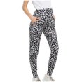 thumbnail image 3 of HANXIULIN Maternity Women's Camouflage Casual Pants Stretchy Comfortable Lounge Pants Pregnant Trousers White L, 3 of 9