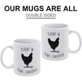 thumbnail image 3 of Funny Mugs Fluent In Fowl Language 11 Oz White Tea Mugs Ceramic Coffee Cup Coworker Office Gifts, 3 of 3