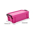 thumbnail image 2 of STOBOK Plastic Bins Assorted Color 3pcs PP, 2 of 8