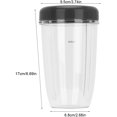 thumbnail image 2 of Blender Replacement Parts, Blender Cup Replacement, Extractor Cover Replacement, Blender Accessories Compatible with 900W, 18oz/24oz/32oz(24oz), 2 of 8